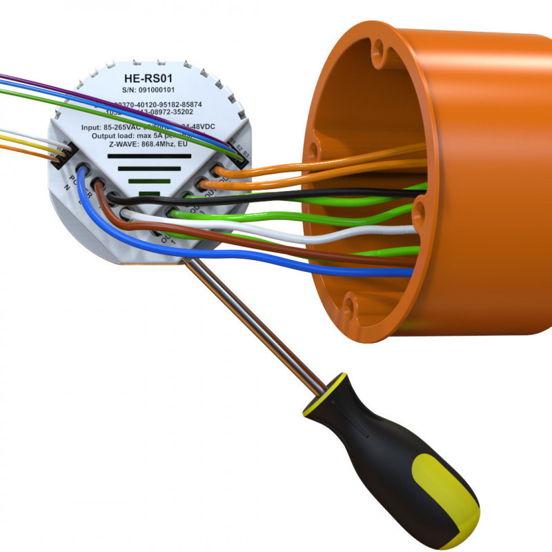 Relay Switch Quinto (5x5A) - HE-RS01